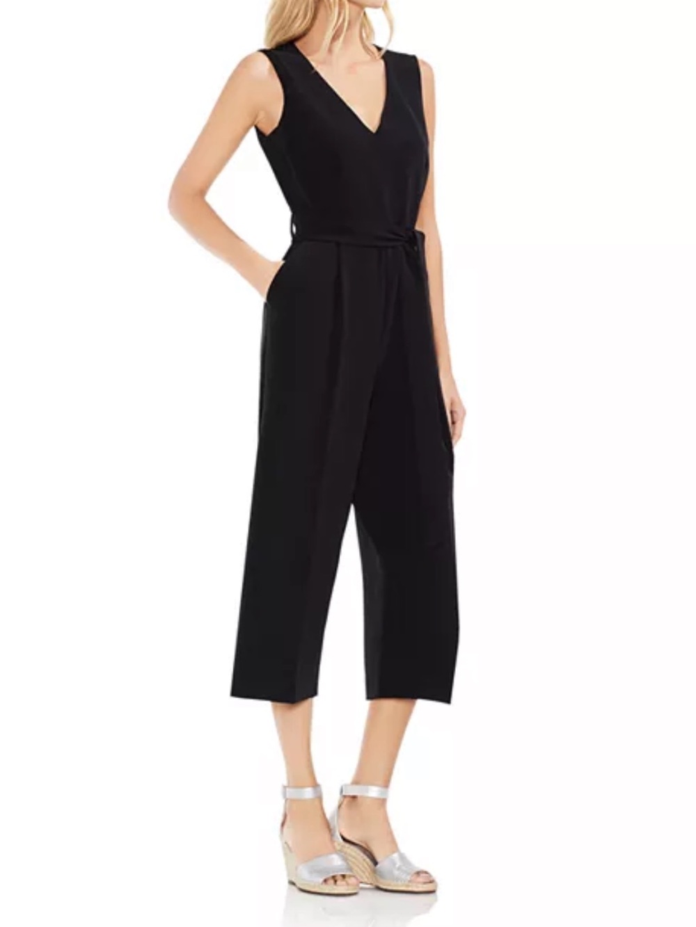 VINCE CAMUTO
Cropped Wide-Leg Jumpsuit